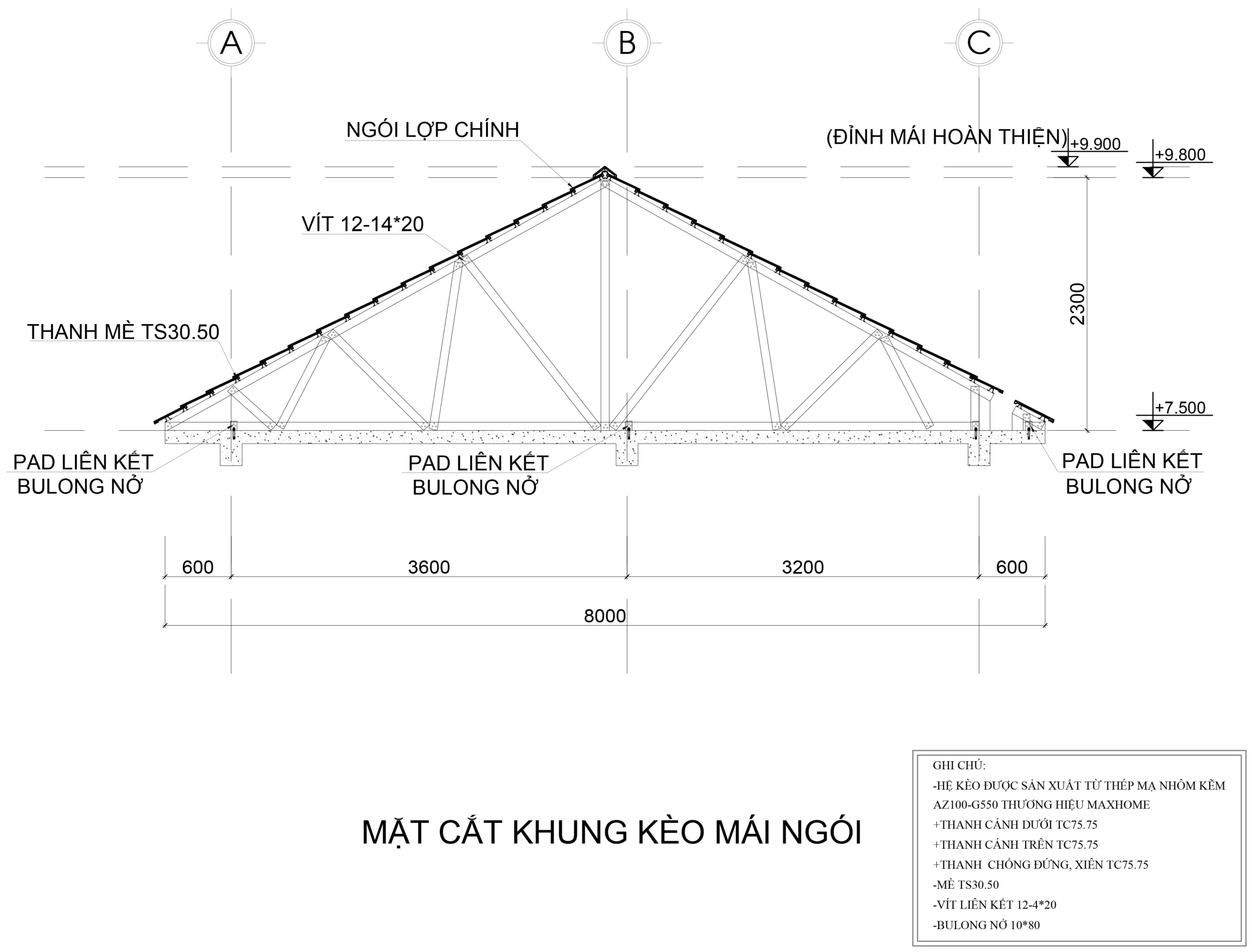 ts30 50 thanh me maxhome truss az150 g550 5 ts30 50 thanh me maxhome truss az150 g550 5
